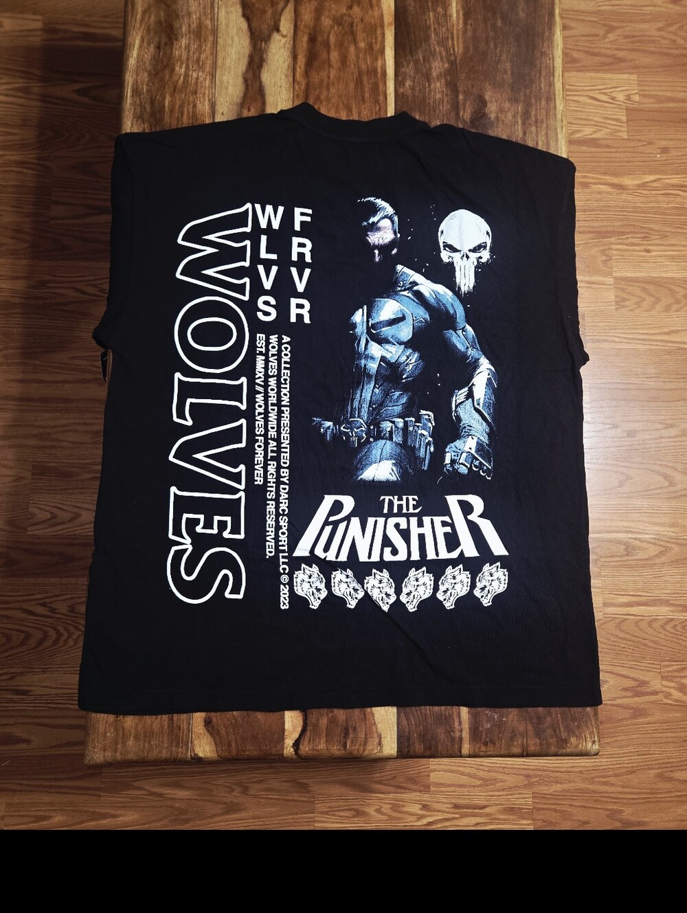 Darc Sport/The Punisher Collab Limited Edition Men's Tee. Size Large